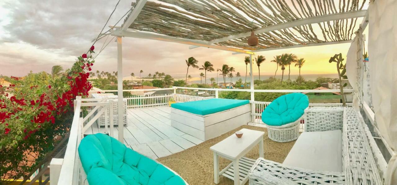 Pousada Duna Beach ジジョーカ・デ・ジェリコアコアラ エクステリア 写真